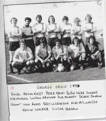 GEORGE CROSS 1977 STATE LEAGUE CHAMPIONS